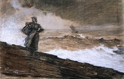 No alto mar, 1884 de Winslow Homer
