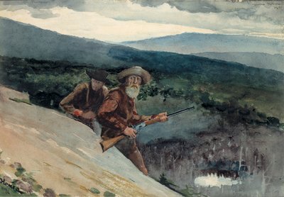 Caça ao urso, Prospect Rock de Winslow Homer