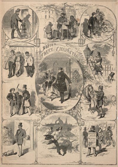 Personagens das ruas de Boston, de Ballou
