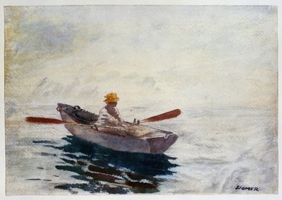 Menino em um barco de Winslow Homer
