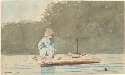 Rapaz numa jangada de Winslow Homer