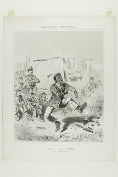 Esboços de campanha: O nosso cozinheiro alegre de Winslow Homer