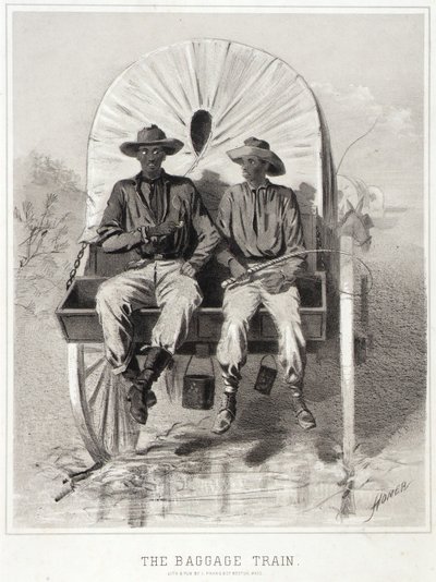 Esboços da campanha: O Comboio de Bagagem de Winslow Homer