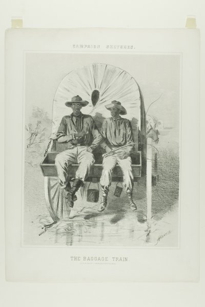 Esboços da campanha: O Comboio de Bagagem de Winslow Homer