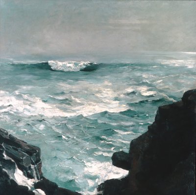 Rocha do canhão, 1895. de Winslow Homer