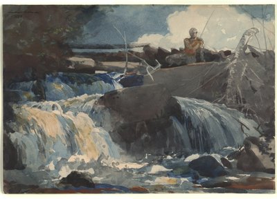 Lançamento nas Cataratas de Winslow Homer