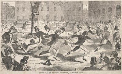 Dia de aula, na Universidade de Harvard, Cambridge, Massachusetts de Winslow Homer