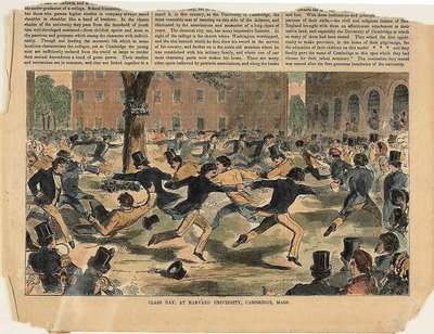 Dia de aula, na Universidade de Harvard, Cambridge, Massachusetts de Winslow Homer