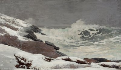 Costa no inverno, 1892 de Winslow Homer