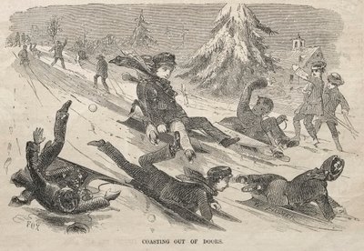 Litoral fora de portas, 1857. de Winslow Homer