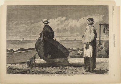 O pai vem aí! de Winslow Homer