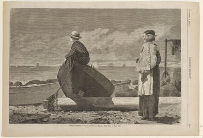 O pai está a chegar de Winslow Homer