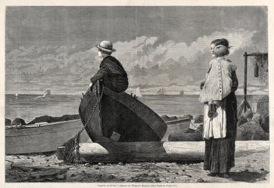 Pais chegando !, 1873. de Winslow Homer