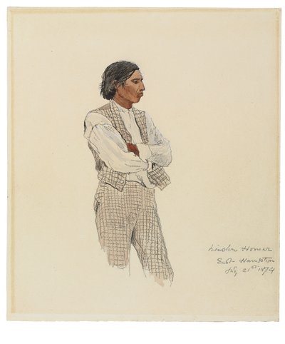David Pharohh, O Último dos Montauks, 1874 de Winslow Homer