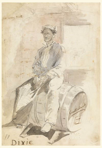 Desenho, Dixie, 1861 de Winslow Homer