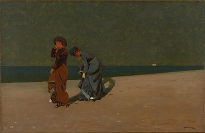 Noite na praia de Winslow Homer