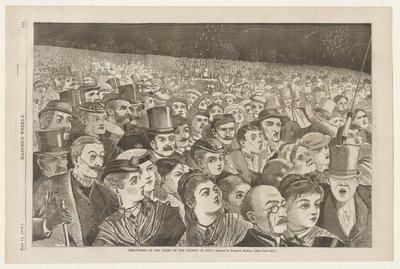 Fogo-de-artifício na noite de Quatro de Julho de Winslow Homer