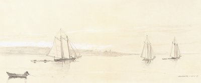 Frota Pesqueira em Gloucester de Winslow Homer
