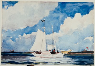 Escuna de pesca, Nassau, c.1898-99 de Winslow Homer