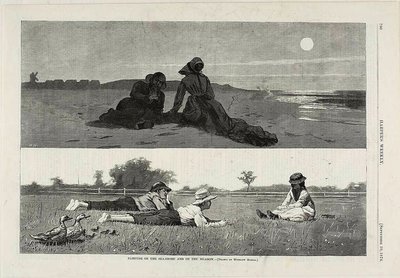 Namoros à beira-mar e no prado de Winslow Homer