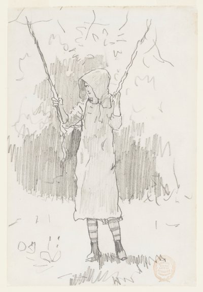 Garota em um balanço de Winslow Homer