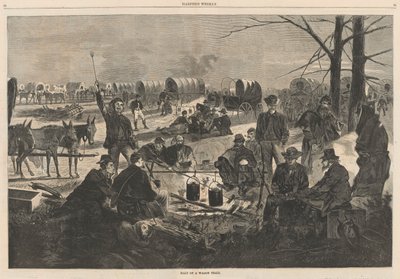 Parada de um vagão; de Harper de Winslow Homer