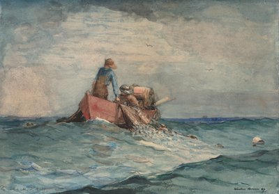 Transporte nas Redes, 1887. de Winslow Homer