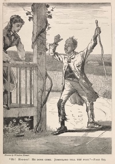 Oi! HOOO! Ele veio. Jumboloro Tell You First., 1869. de Winslow Homer
