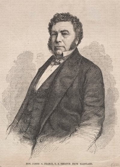 Hon. James A. Pearce, senador dos EUA em Maryland, 1859. de Winslow Homer