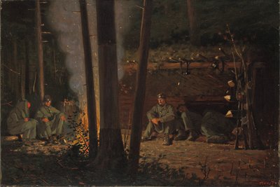 Na frente de Yorktown (óleo sobre tela) de Winslow Homer