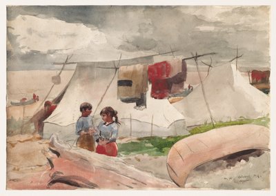 Indian Camp, Roberval, P.Q. de Winslow Homer