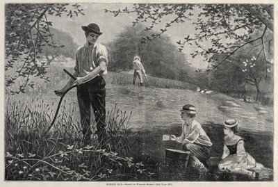 Fazendo Hay, 1872. de Winslow Homer