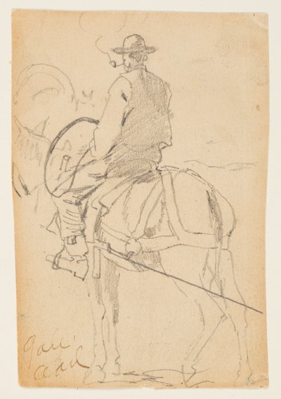 Homem andando a cavalo de Winslow Homer