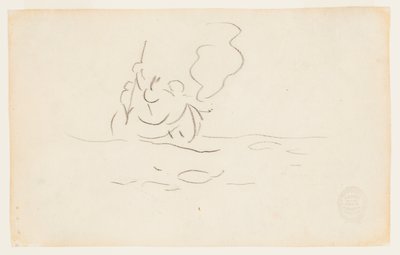Homem em uma canoa com arpão de Winslow Homer