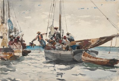 Cena de mercado, Nassau de Winslow Homer