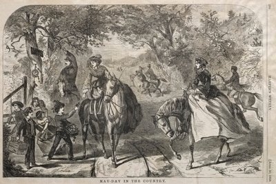 Primeiro de maio no país, 1859. de Winslow Homer