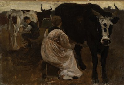 Ordenha, 1875 de Winslow Homer