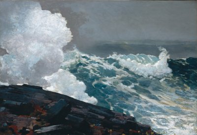 Northeaster, 1895, reformulado em 1901. de Winslow Homer