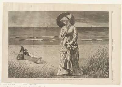 Na praia - Dois fazem companhia, três não de Winslow Homer