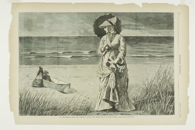Na praia - Dois são companhia, três não são nada de Winslow Homer