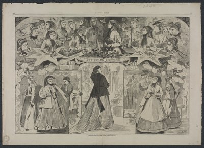 Dia de abertura em Nova York, 1868. de Winslow Homer