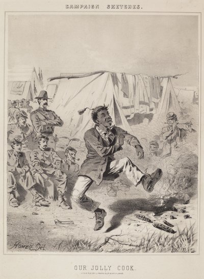 Nossos esboços da campanha Jolly Cook. de Winslow Homer
