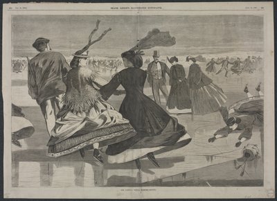 O nosso exercício nacional de inverno - Patinagem de Winslow Homer