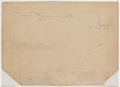 Linha do Telhado [verso] de Winslow Homer
