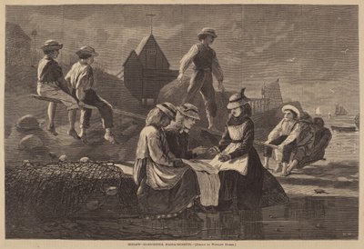 Seesaw - Gloucester, Massachusetts, publicado em 1874. de Winslow Homer