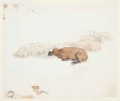 Ovelhas Descansando de Winslow Homer