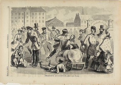 Patinagem em Boston de Winslow Homer