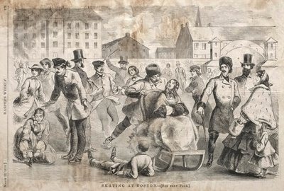 Patinagem em Boston de Winslow Homer