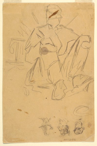 Esboços de acampamentos do exército de Winslow Homer