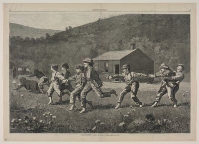 Snap-the-Chicote, 1873. de Winslow Homer